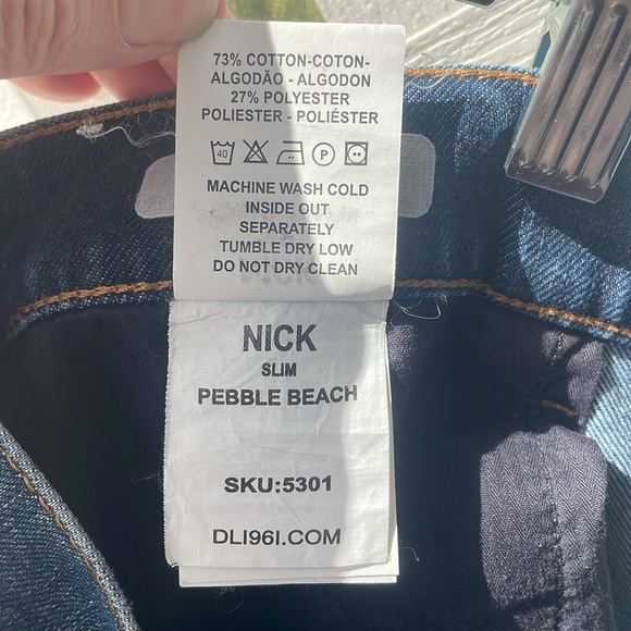 DL1961 ‘Nick’ Pebble Beach Slim Jeans - Picture 10 of 10